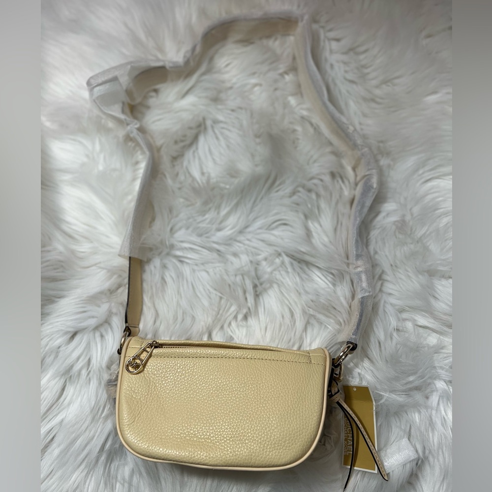 Michael Kors Cream Crossbody Belt Bag - Picture 7 of 14